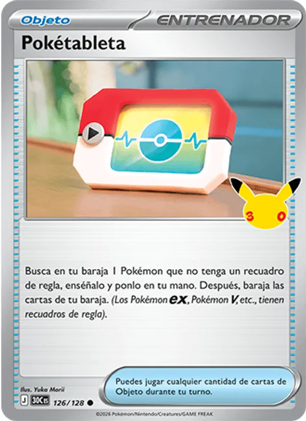 Pokétableta · Celebración 30.º Aniversario 126/128
