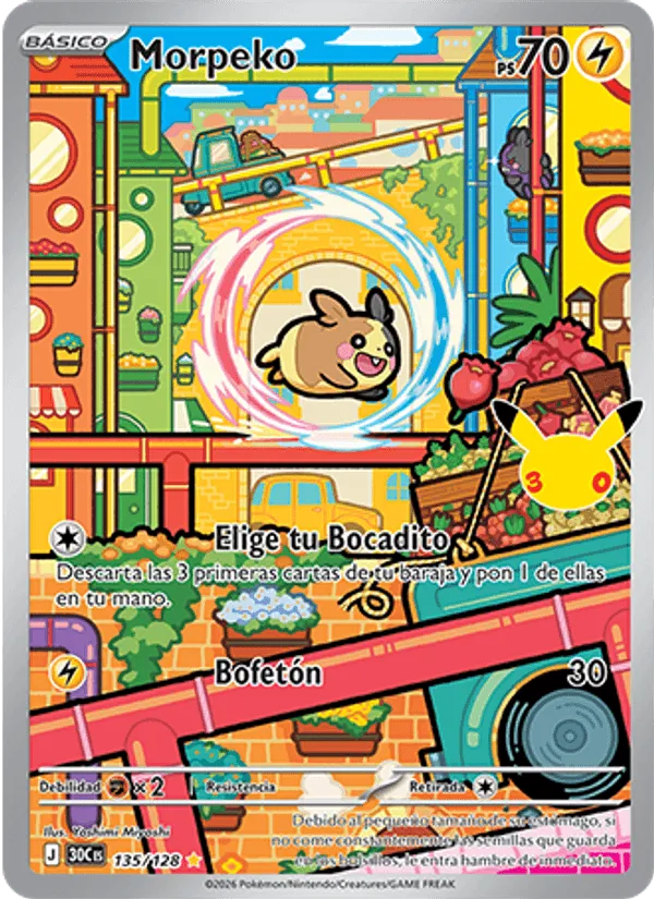 Morpeko · Celebración 30.º Aniversario 135/128
