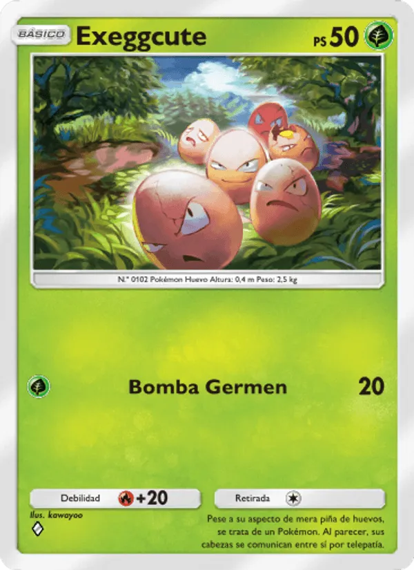 Exeggcute · Genes Formidables 021/226