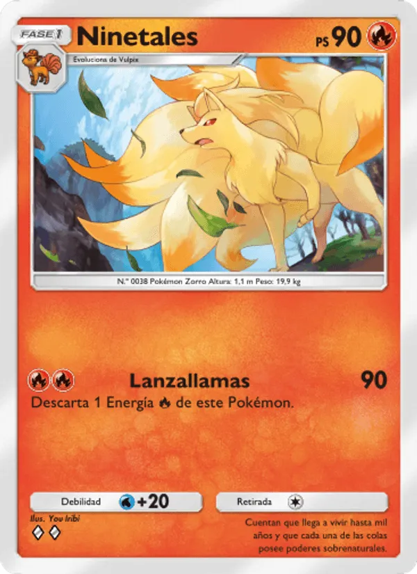 Ninetales · Genes Formidables 038/226