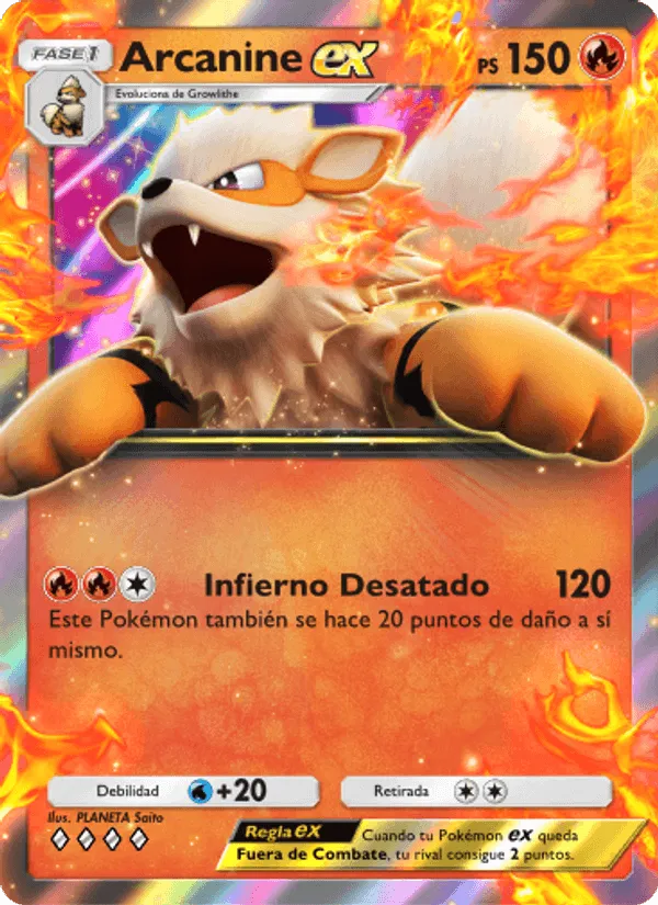 Arcanine ex · Genes Formidables 041/226