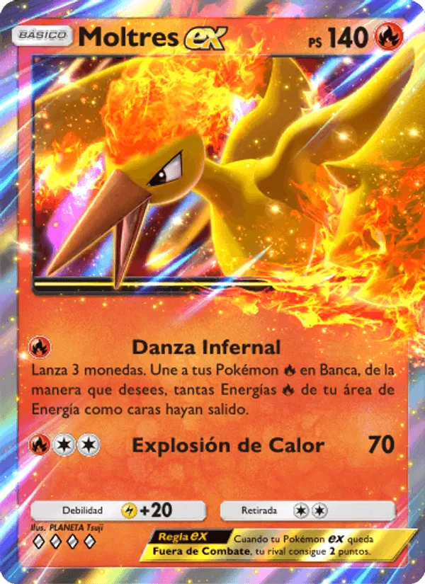 Moltres ex · Genes Formidables 047/226