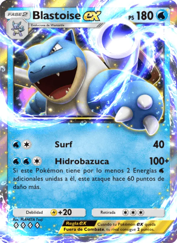 Blastoise ex · Genes Formidables 056/226