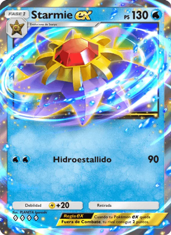 Starmie ex · Genes Formidables 076/226
