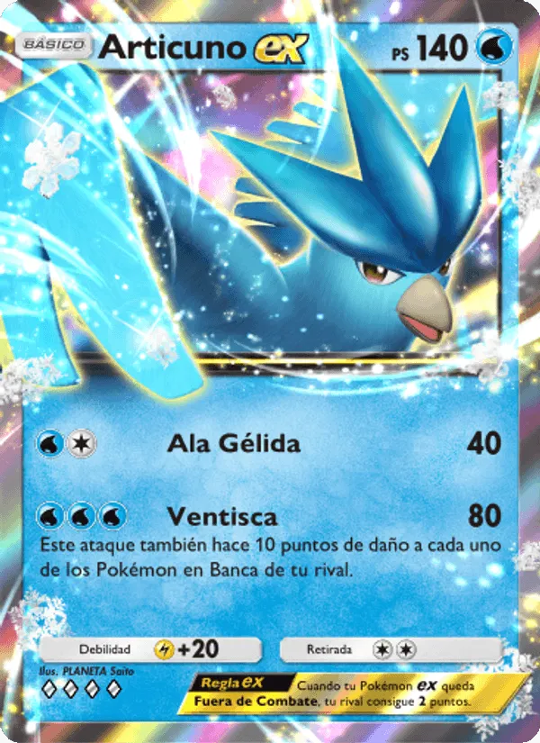 Articuno ex · Genes Formidables 084/226