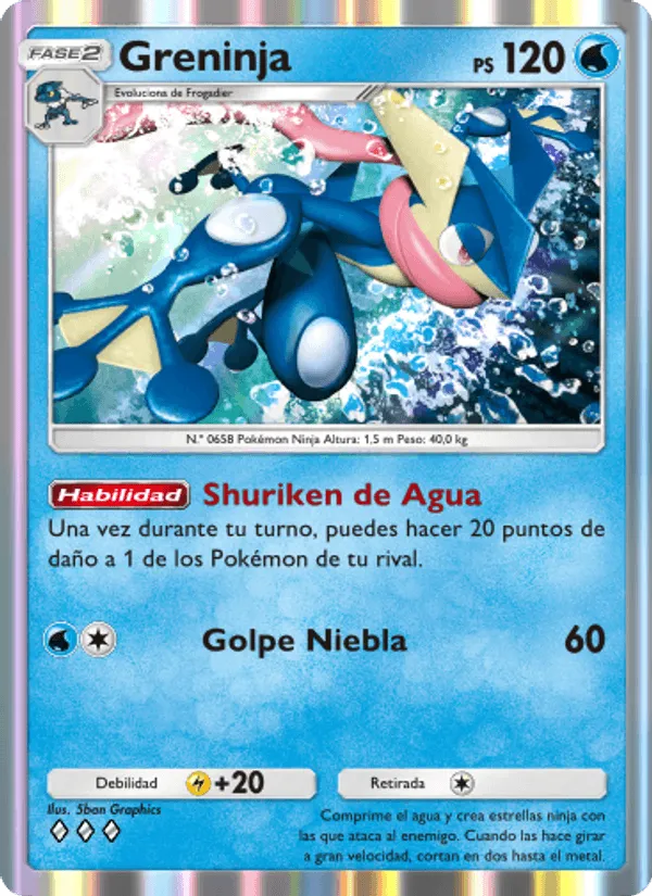 Greninja · Genes Formidables 089/226