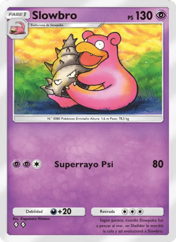 Slowbro · Genes Formidables 119/226