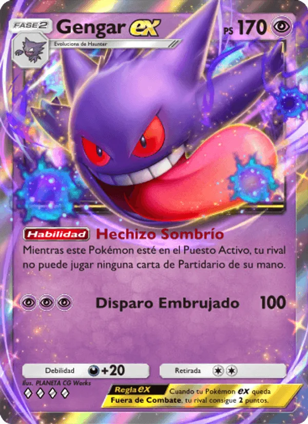 Gengar ex · Genes Formidables 123/226
