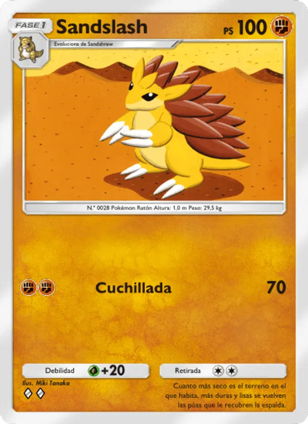 Sandslash · Genes Formidables 138/226