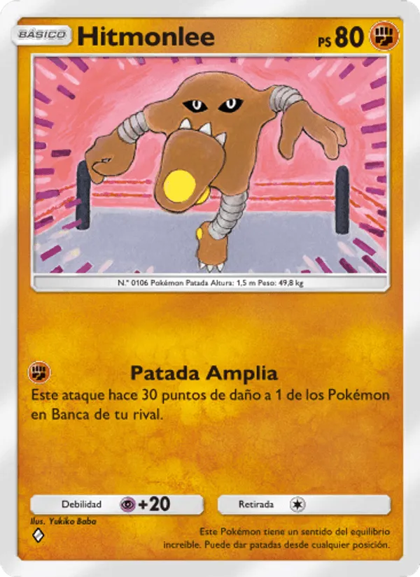 Hitmonlee · Genes Formidables 154/226