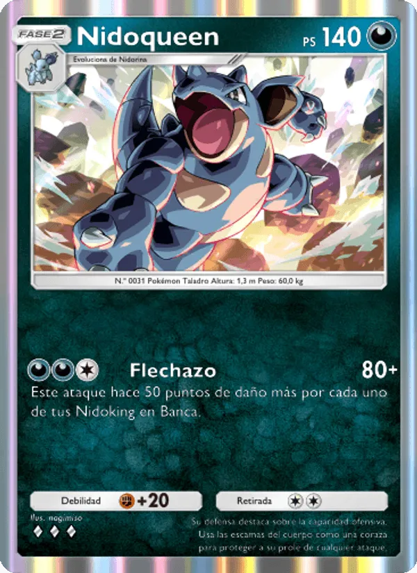 Nidoqueen · Genes Formidables 168/226