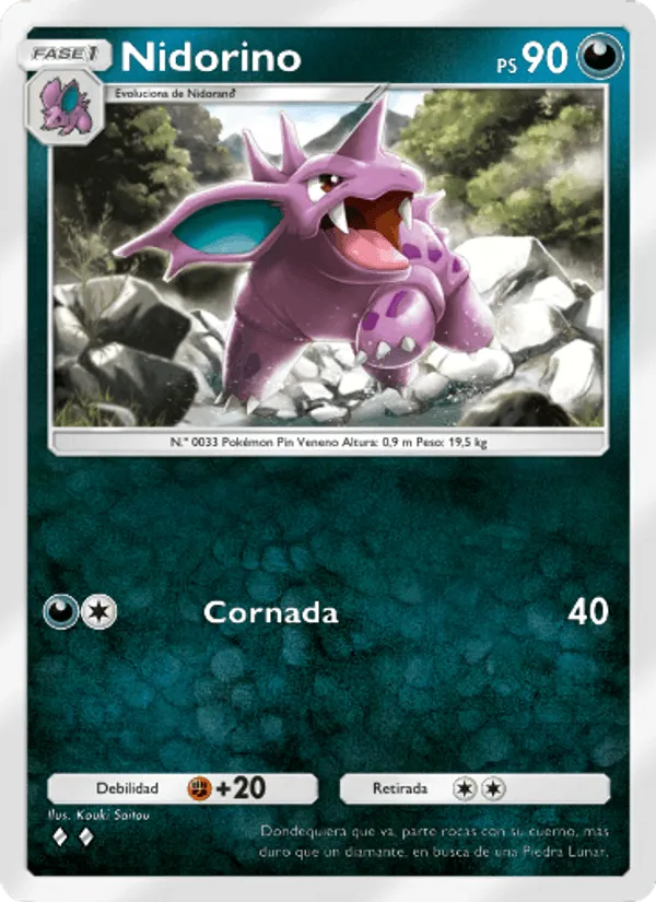 Nidorino · Genes Formidables 170/226