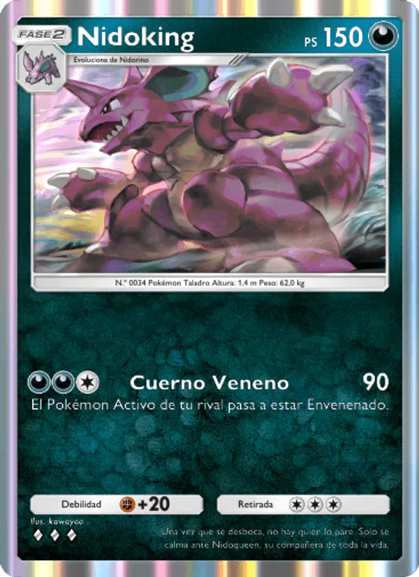 Nidoking · Genes Formidables 171/226