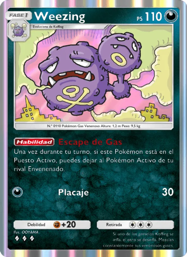 Weezing · Genes Formidables 177/226