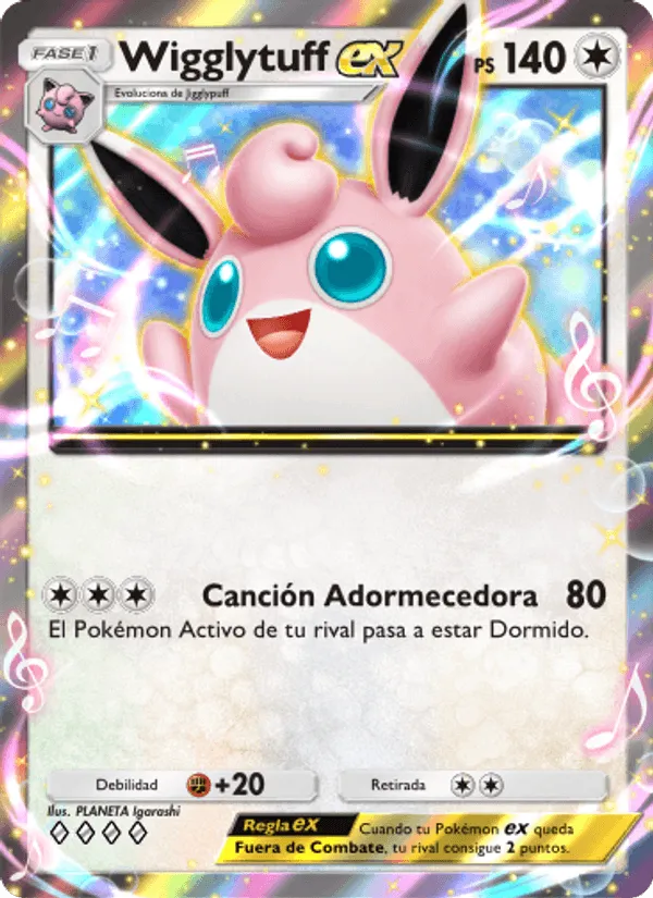 Wigglytuff ex · Genes Formidables 195/226