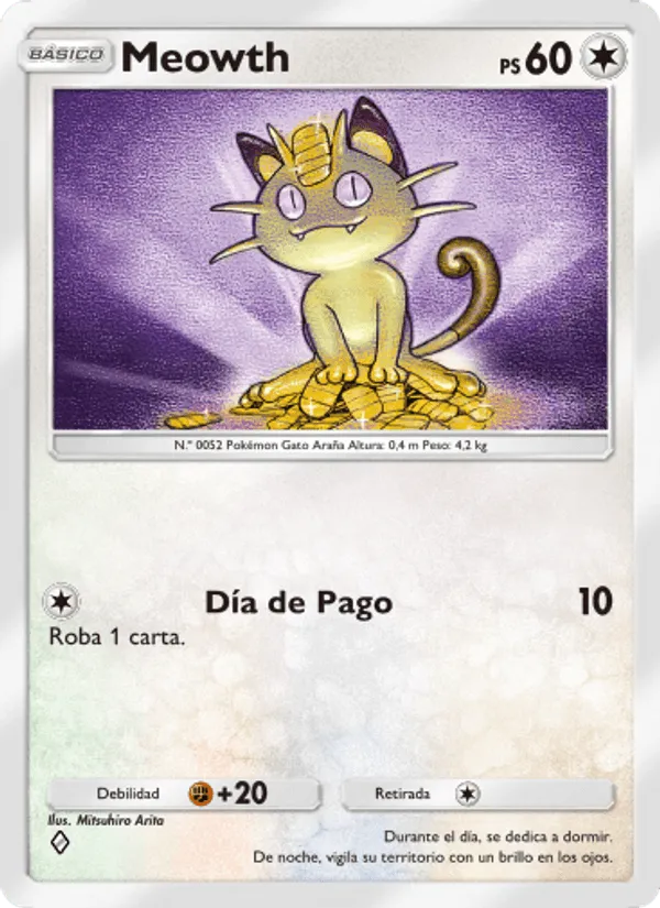 Meowth · Genes Formidables 196/226