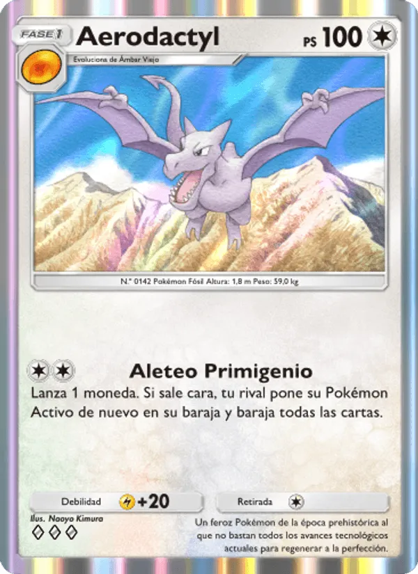 Aerodactyl · Genes Formidables 210/226