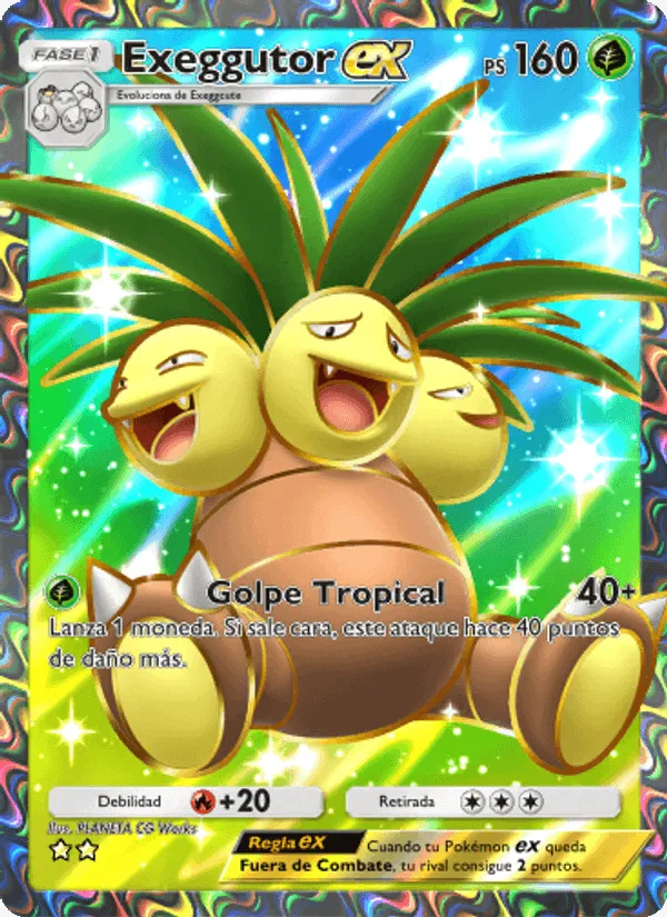 Exeggutor ex · Genes Formidables 252/226