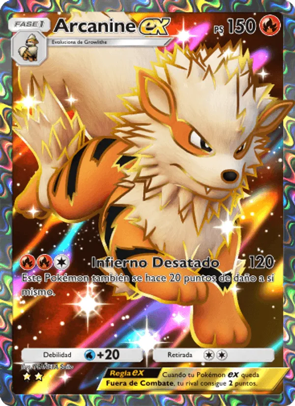 Arcanine ex · Genes Formidables 254/226