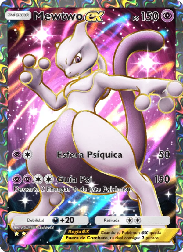 Mewtwo ex · Genes Formidables 262/226
