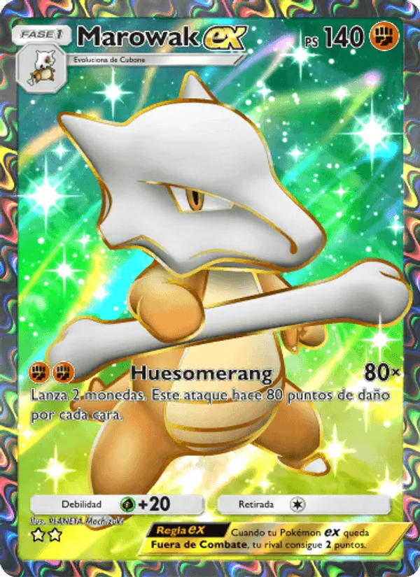 Marowak ex · Genes Formidables 264/226