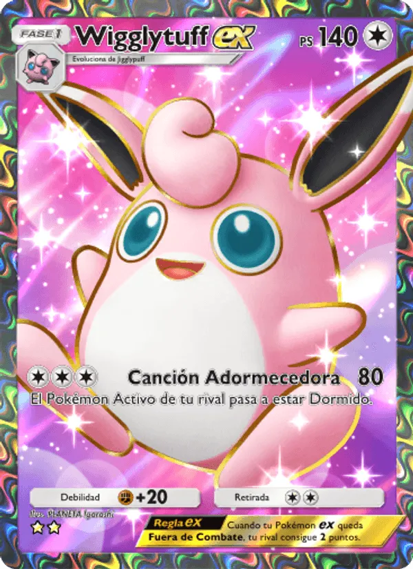 Wigglytuff ex · Genes Formidables 265/226
