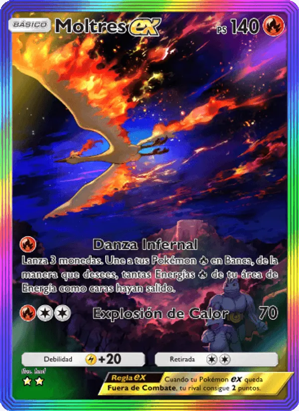 Moltres ex · Genes Formidables 274/226
