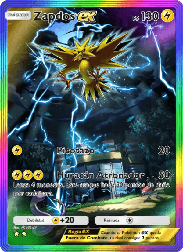 Zapdos ex · Genes Formidables 276/226