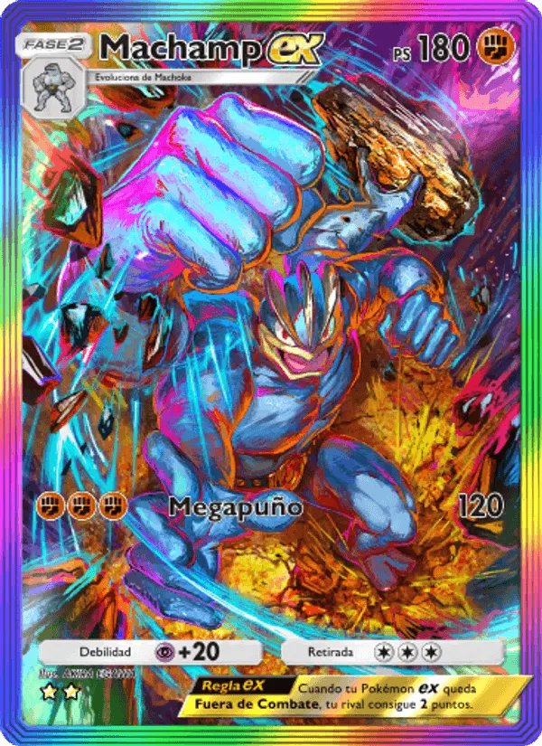 Machamp ex · Genes Formidables 278/226