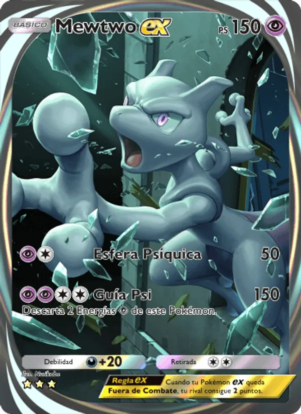 Mewtwo ex · Genes Formidables 282/226