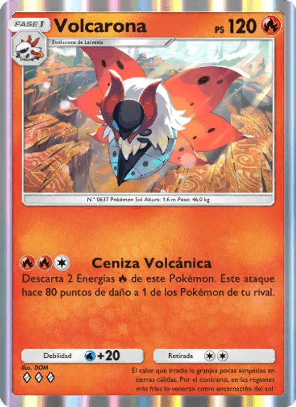 Volcarona · La Isla Singular 014/68
