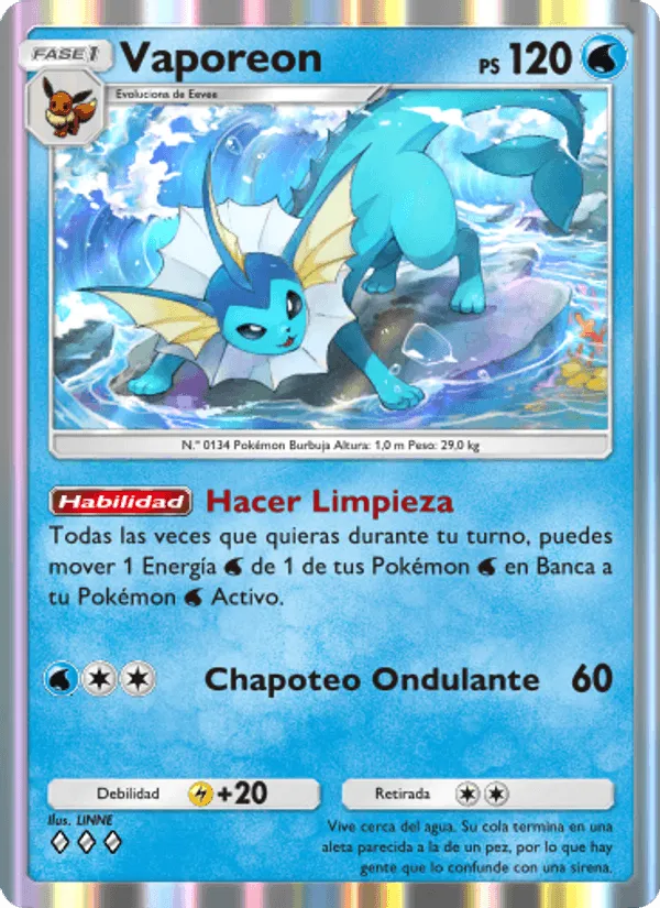 Vaporeon · La Isla Singular 019/68
