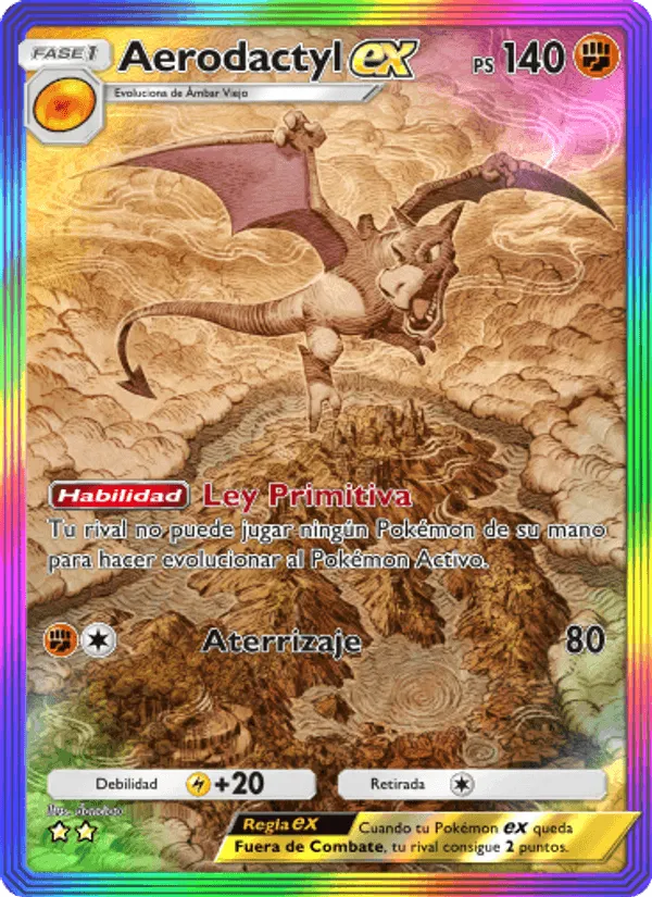 Aerodactyl ex · La Isla Singular 084/68