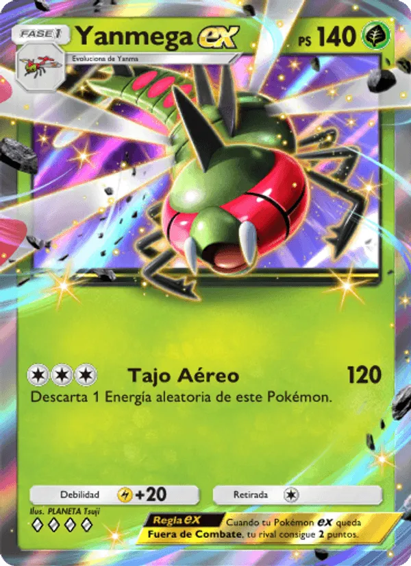 Yanmega ex · Pugna Espaciotemporal 007/140