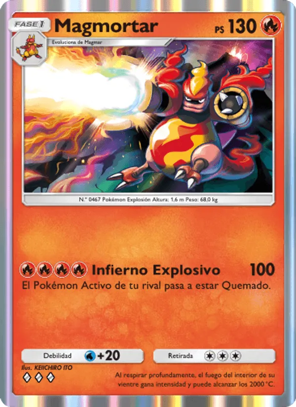 Magmortar · Pugna Espaciotemporal 024/140