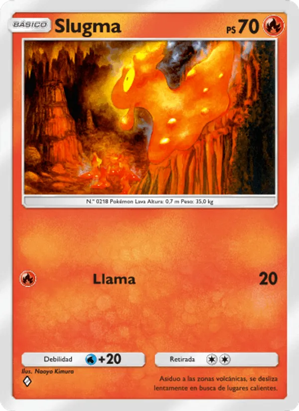 Slugma · Pugna Espaciotemporal 025/140