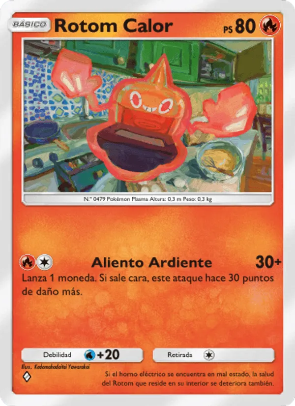 Rotom Calor · Pugna Espaciotemporal 030/140