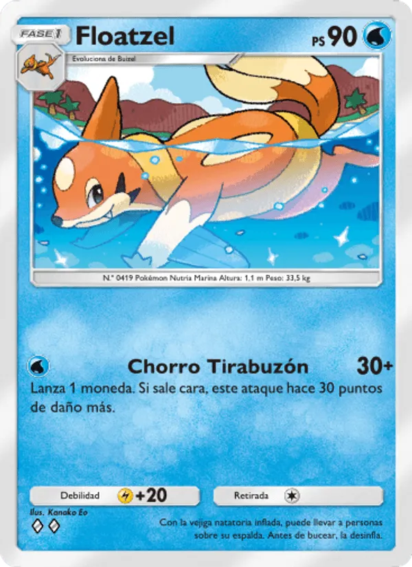 Floatzel · Pugna Espaciotemporal 039/140
