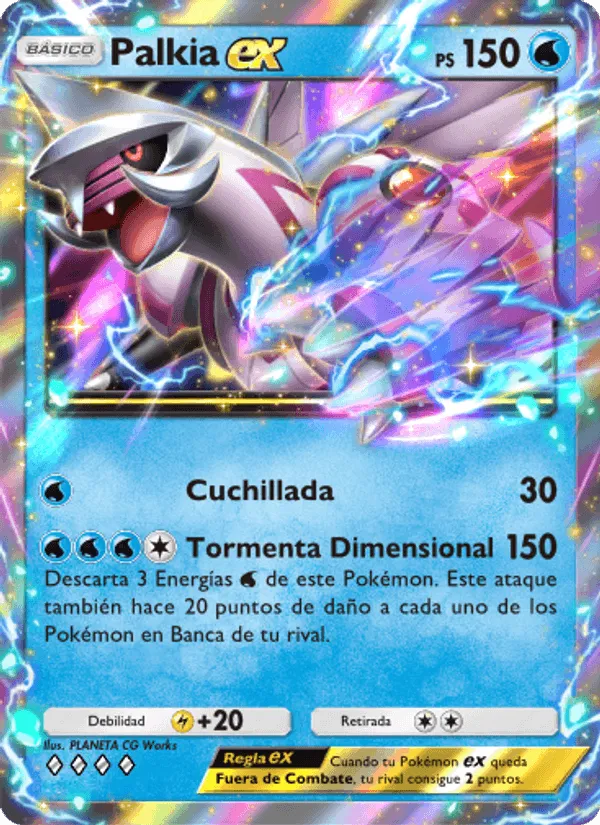 Palkia ex · Pugna Espaciotemporal 049/140