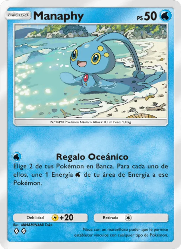 Manaphy · Pugna Espaciotemporal 050/140