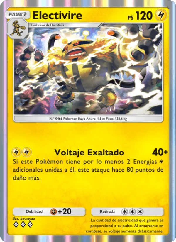 Electivire · Pugna Espaciotemporal 057/140