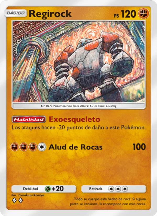 Regirock · Pugna Espaciotemporal 087/140