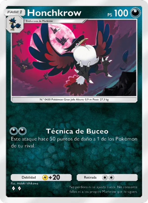 Honchkrow · Pugna Espaciotemporal 097/140