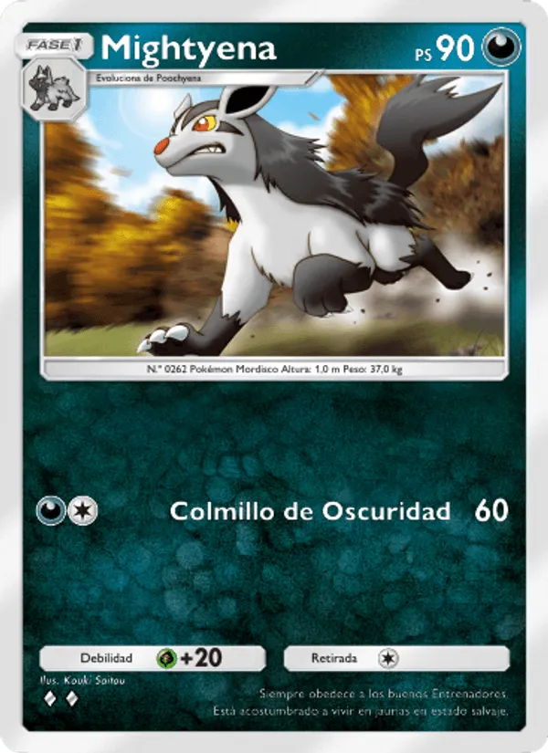 Mightyena · Pugna Espaciotemporal 101/140