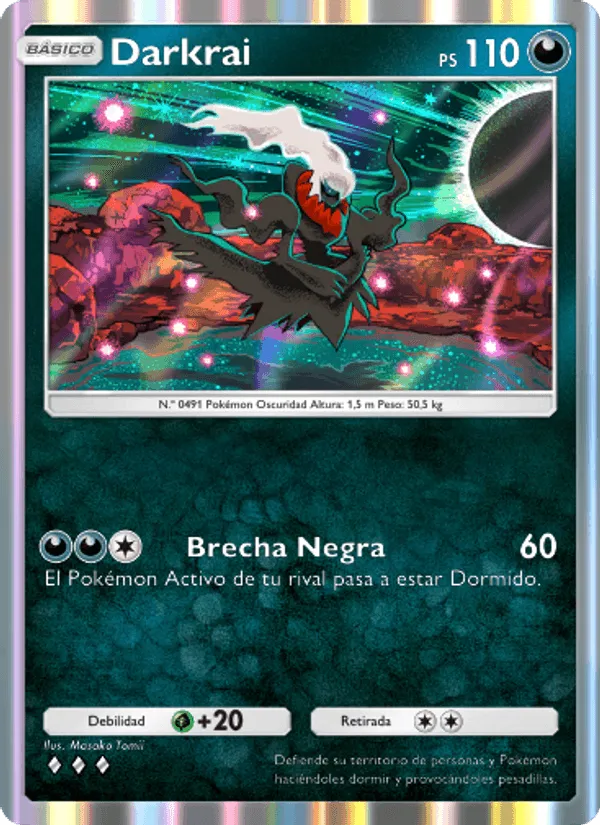 Darkrai · Pugna Espaciotemporal 109/140