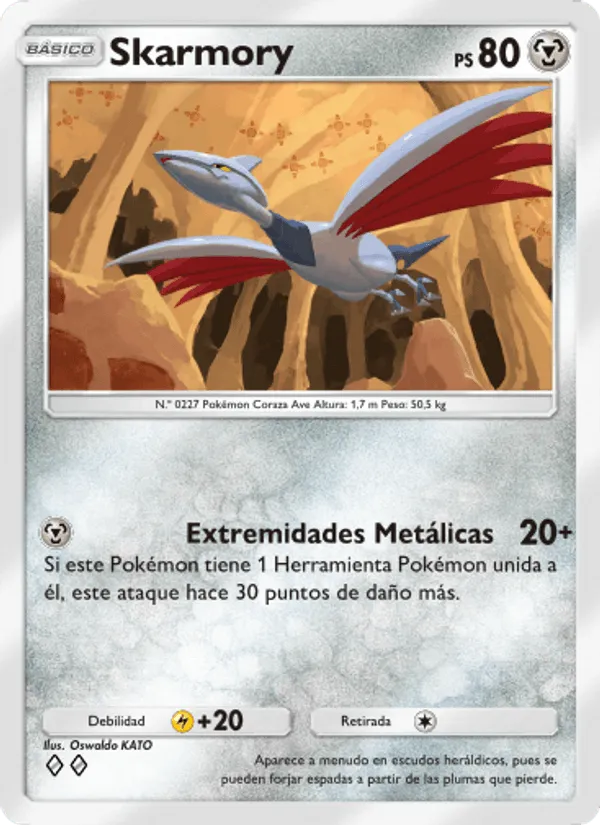 Skarmory · Pugna Espaciotemporal 111/140