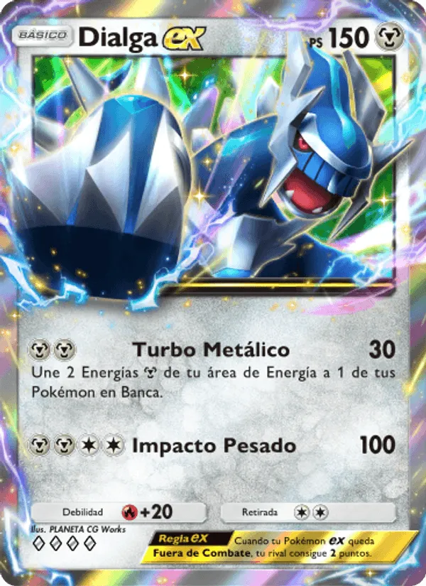 Dialga ex · Pugna Espaciotemporal 119/140