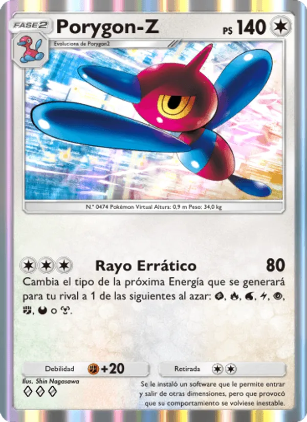 Porygon-Z · Pugna Espaciotemporal 129/140