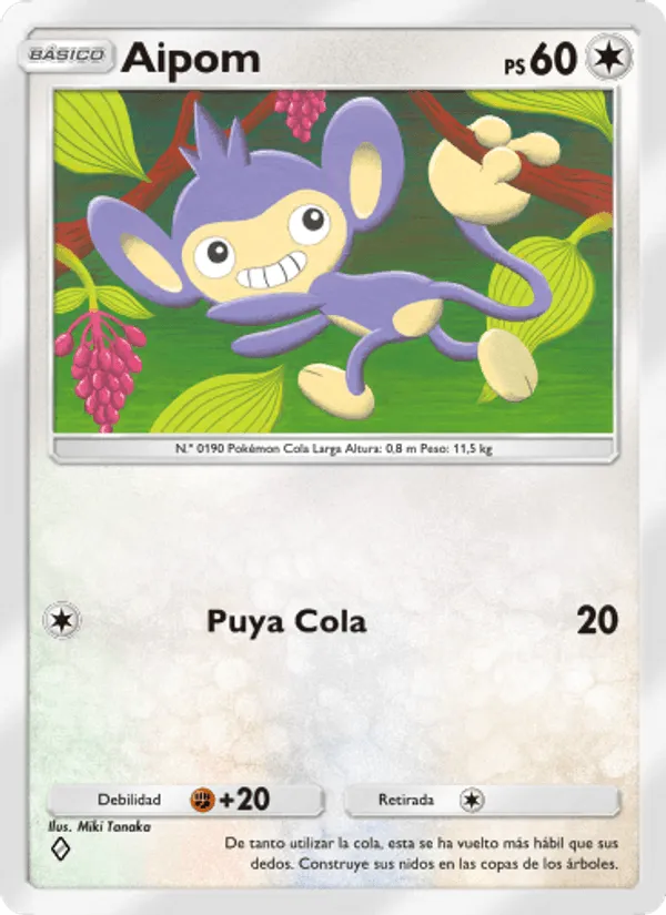 Aipom · Pugna Espaciotemporal 130/140