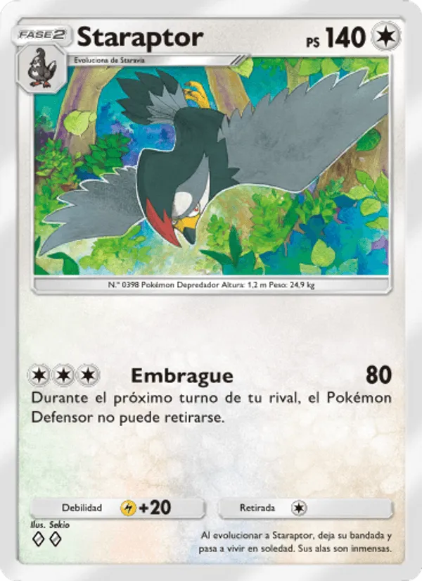 Staraptor · Pugna Espaciotemporal 134/140